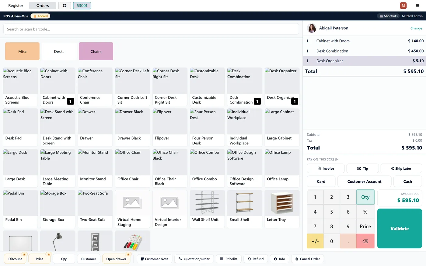 POS All-in-One for Odoo, all in one on Odoo 17