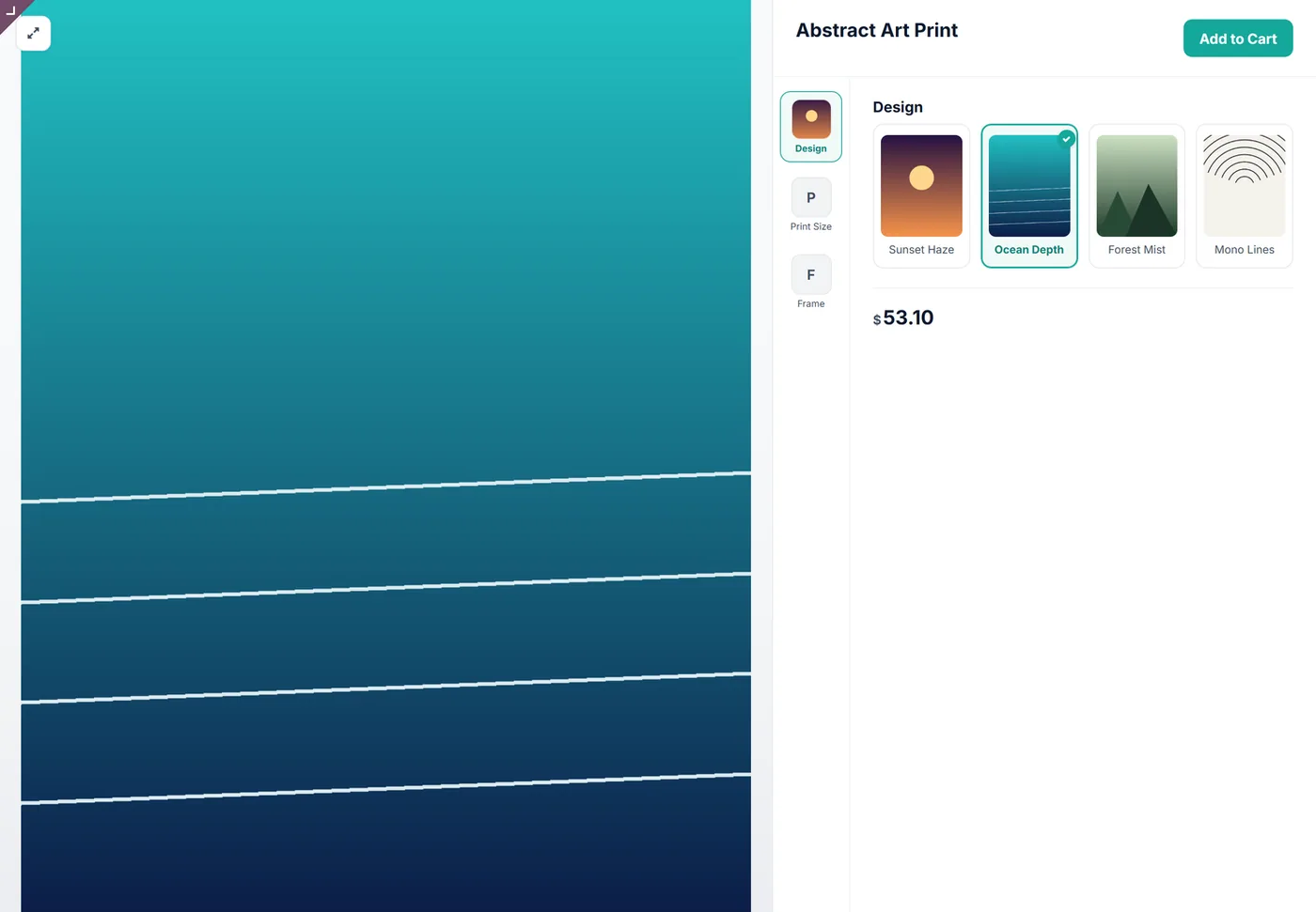 3D Product Configurator for Odoo, vc 2d artprint on Odoo 17