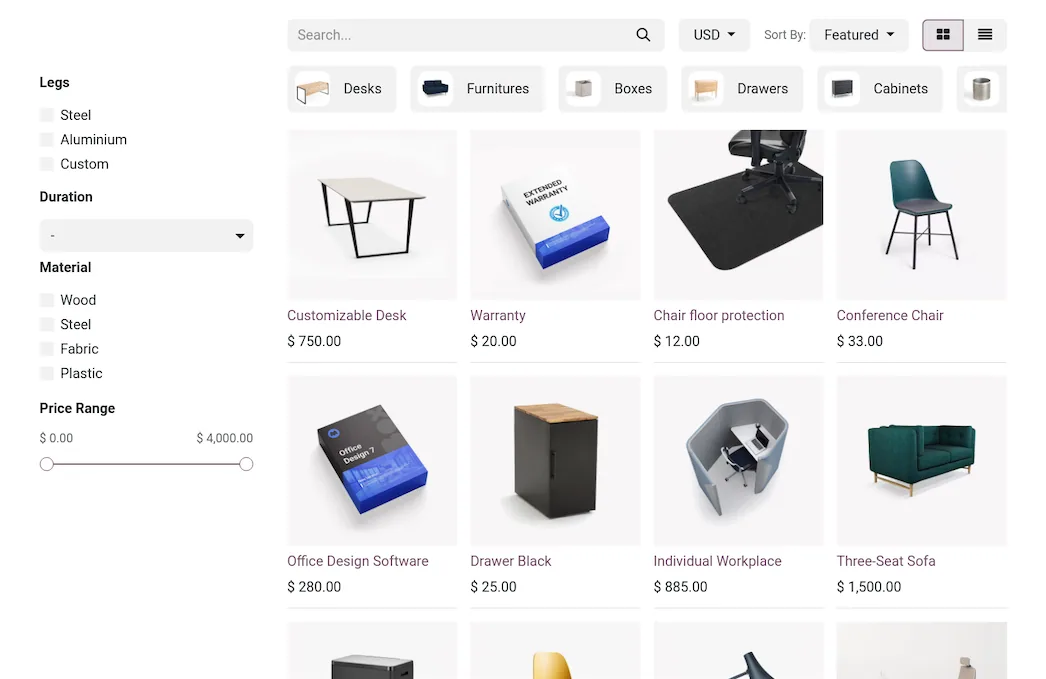 Odoo sales, manage 01