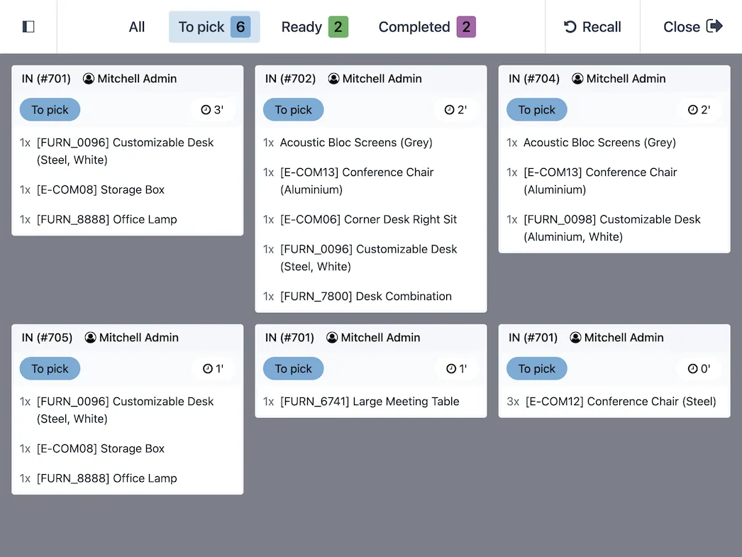 Odoo pos, cross channel selling 2