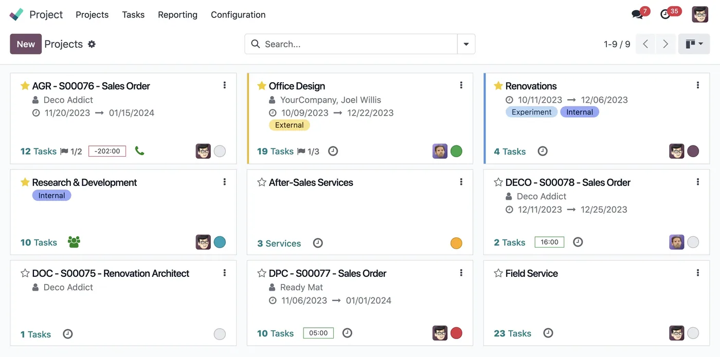 Odoo project, project hero image