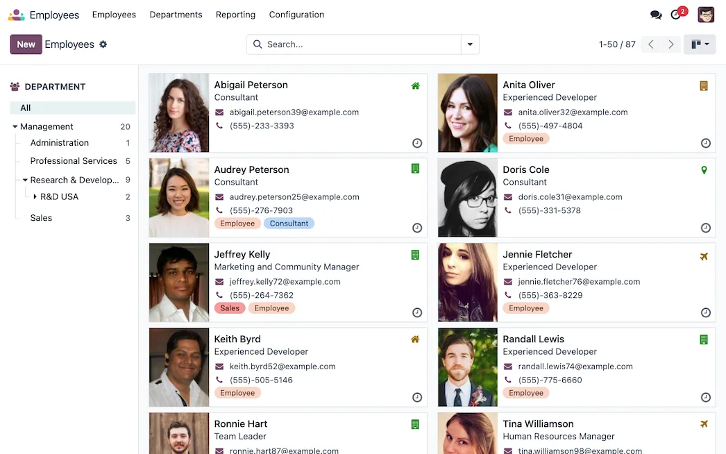 Odoo hr, overview
