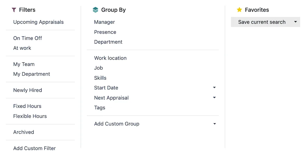 Odoo hr, all in one place