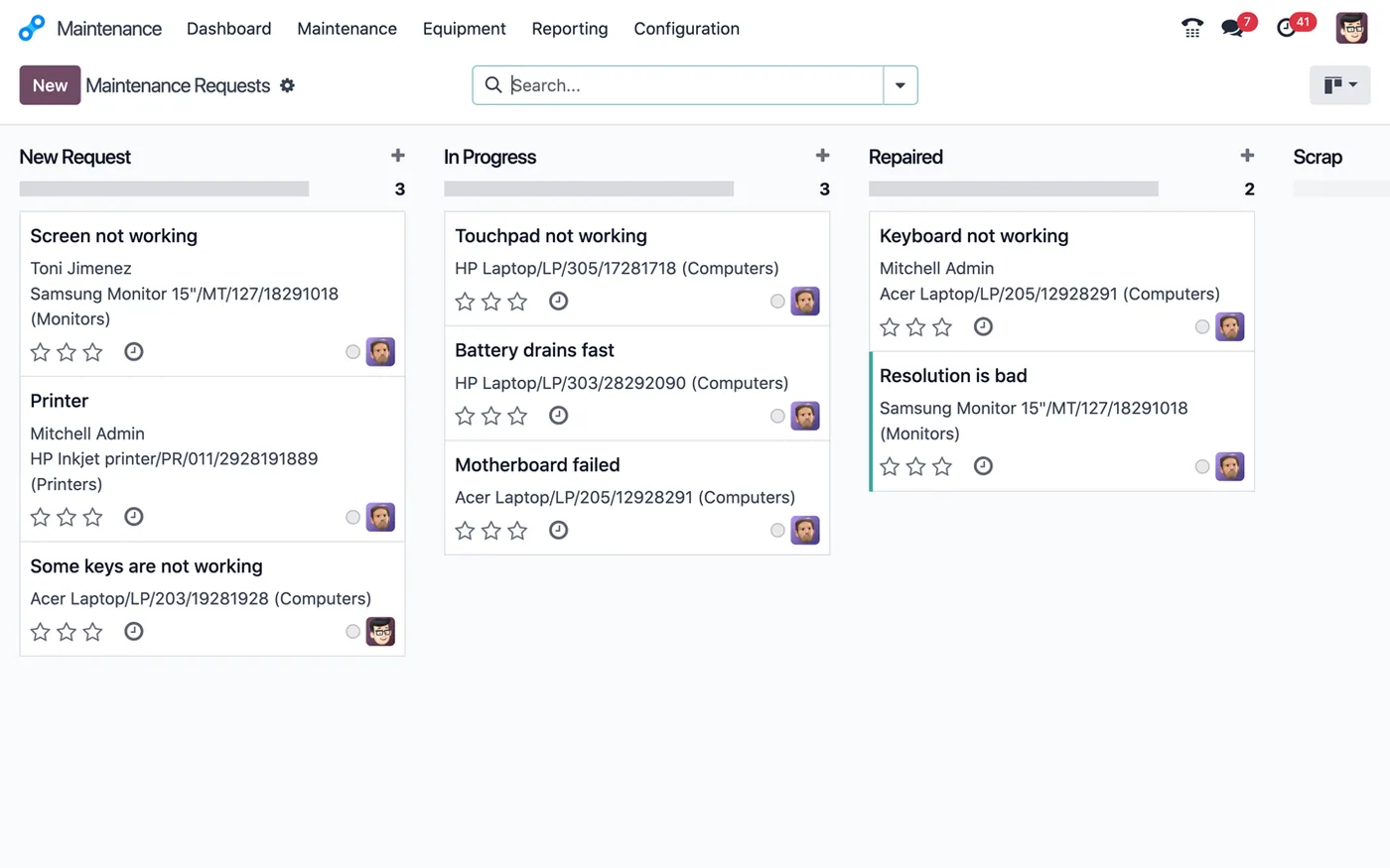 Odoo maintenance, hero banner