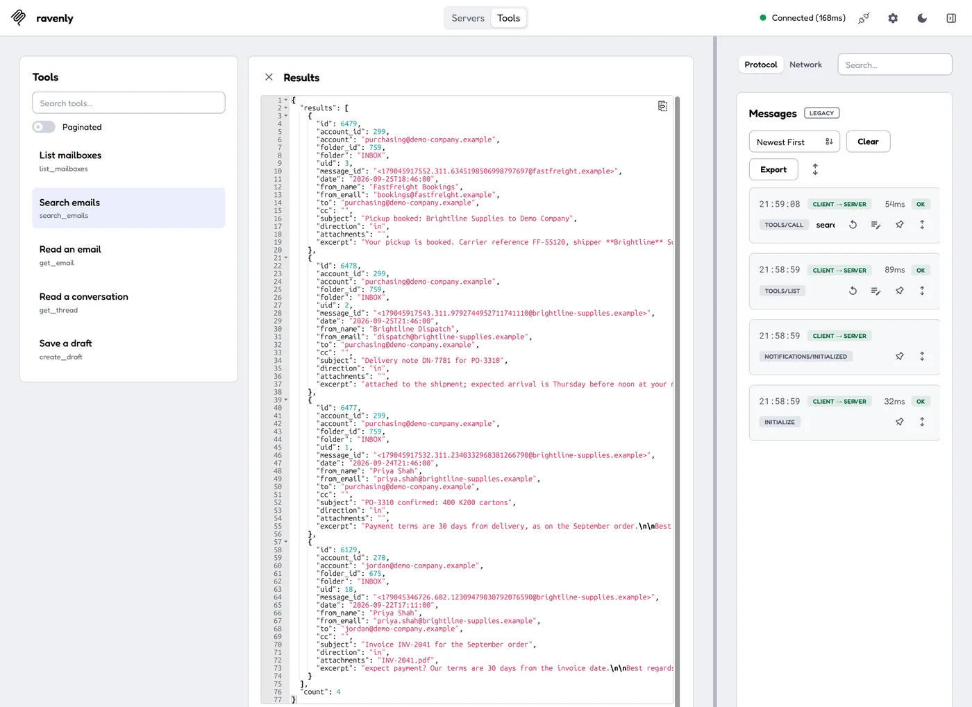 Ravenly Mail: Outlook and IMAP Mail Client with AI for Odoo, mcp all mailboxes