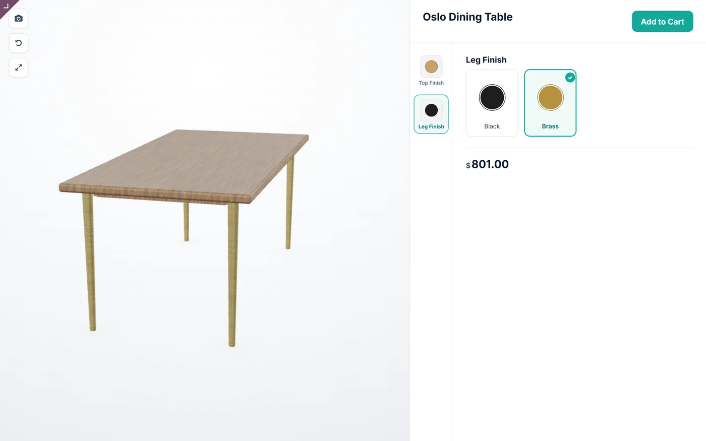 AI 3D Model Generator for Odoo, shop walnut